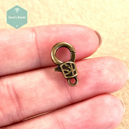 Art Deco Bronze Toggle Clasp 1 pc