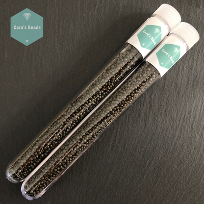 25g Tube 11/0 Toho TR11-83F Frosted Metallic Iris Brown