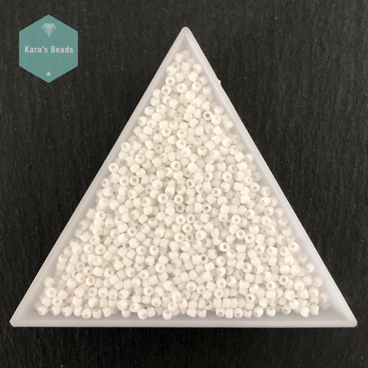 25g Tube 11/0 Toho TR11-41F Opaque Frosted White