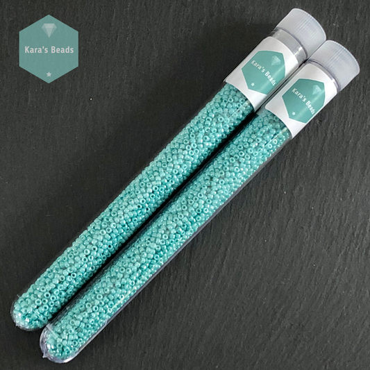 25g Tube 11/0 Toho TR11-132 Opaque Lustered Turquoise