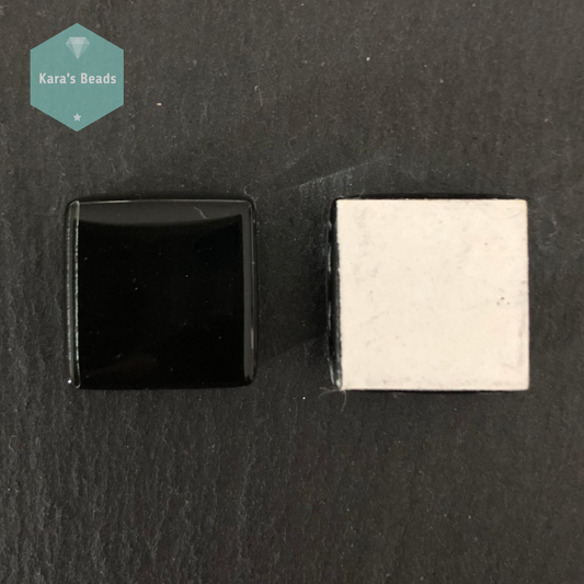 15x15 mm Tile Black 1 pc