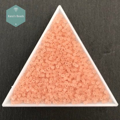 25g Tube 11/0 Toho TR11-11F Transparent Frosted Rosaline