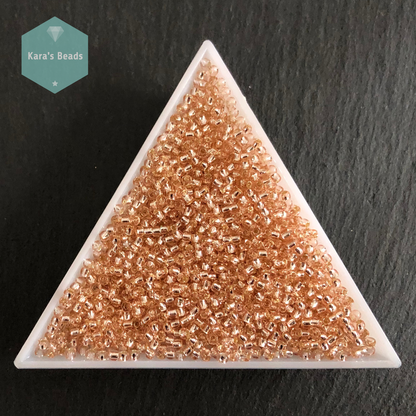 25g Tube 11/0 Toho TR11-31 Silver Lined Rosaline