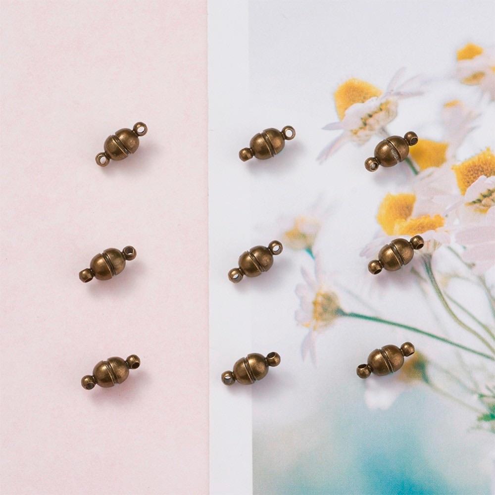 Mini Bronze Magnetic Clasp 1 pc