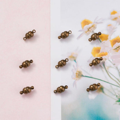 Mini Bronze Magnetic Clasp 1 pc