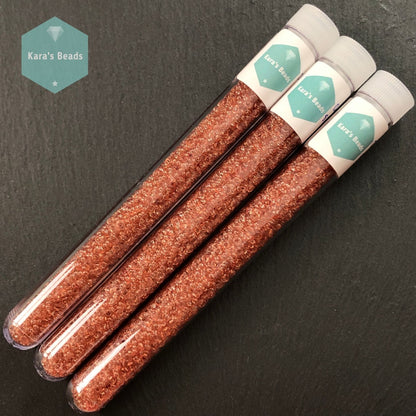 24g Tube 8/0 Toho Demi Round TN8-YPS0040 HYBRID ColorTrends Transparent Warm Taupe