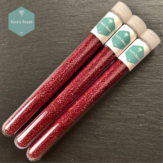 22g Tube 11/0 Miyuki Delica DB1134 Opaque Currant