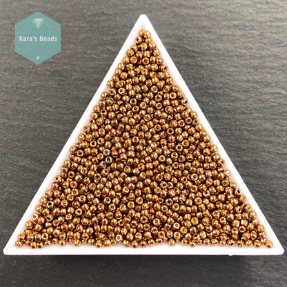 25g Tube 11/0 Toho TR11-PF594 PermaFinish Galvanized Medal Bronze