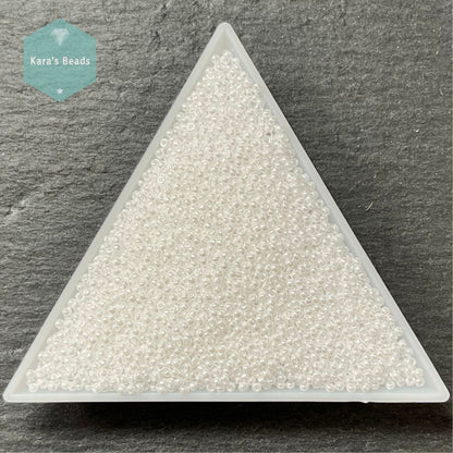 25g Tube 15/0 Miyuki Seed Beads RR15-420 White Pearl Ceylon