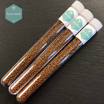 25g Tube 11/0 Toho TR11-PF594 PermaFinish Galvanized Medal Bronze