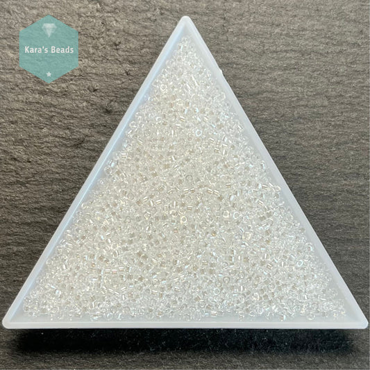 22g Tube 11/0 Miyuki Delica DB0050 Crystal Luster