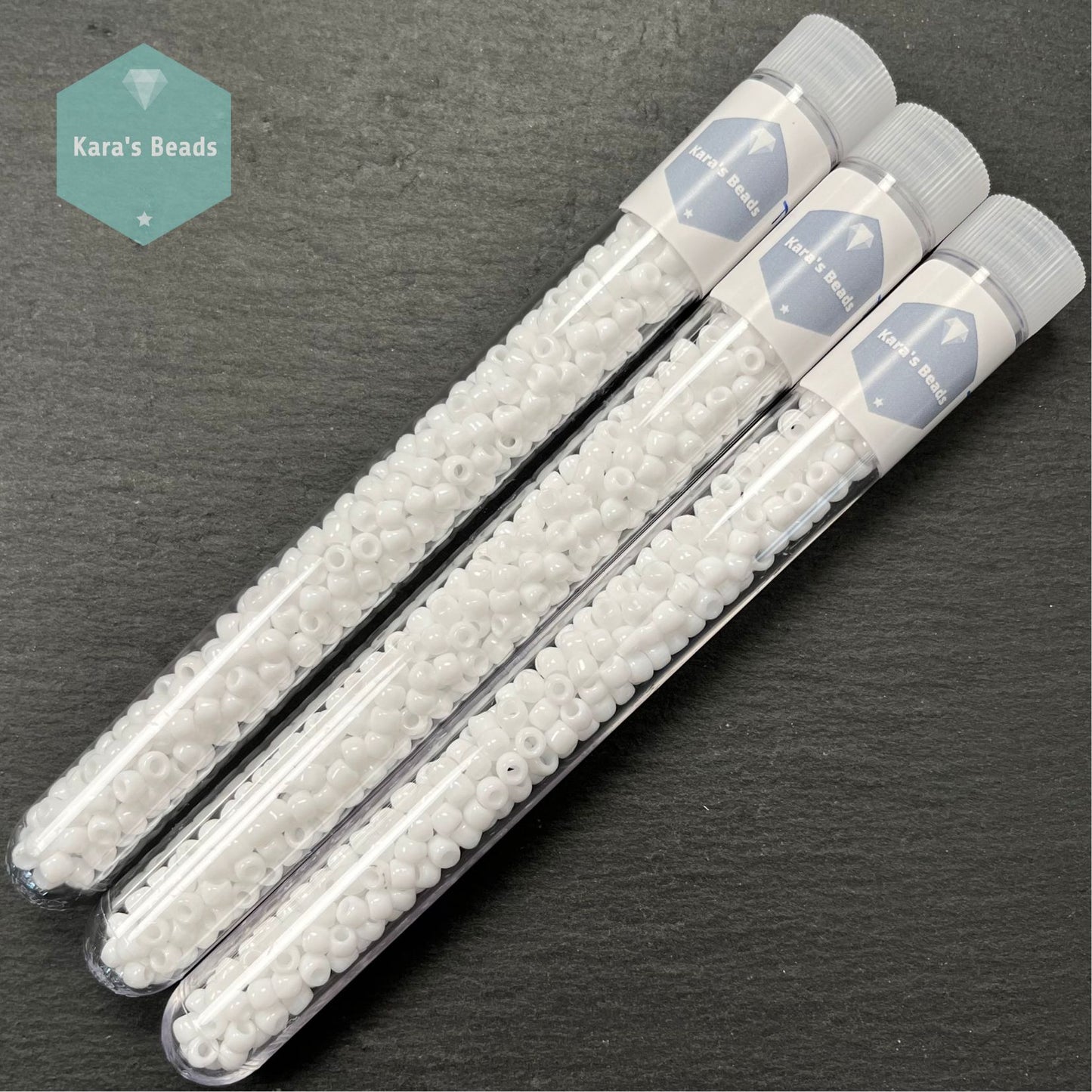 23g Tube 6/0 Toho TR6-41 Opaque White