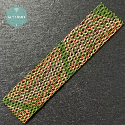 TRON HEX Even Count Peyote Pattern