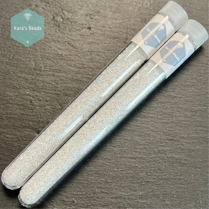 22g Tube 11/0 Miyuki Delica DB0050 Crystal Luster