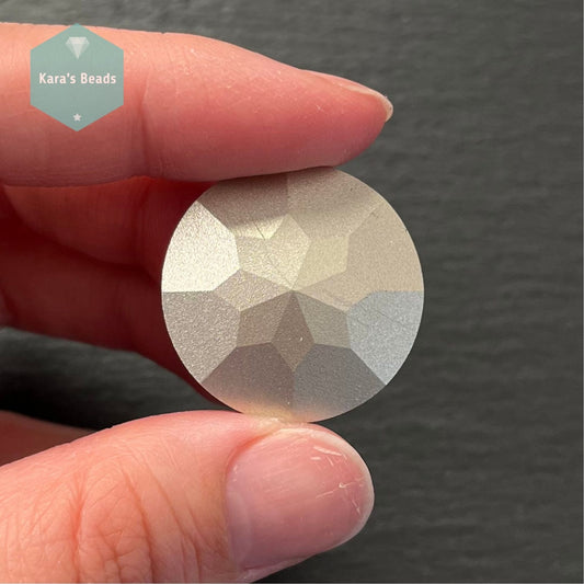 27mm Chaton Purple Emerald 1 pc