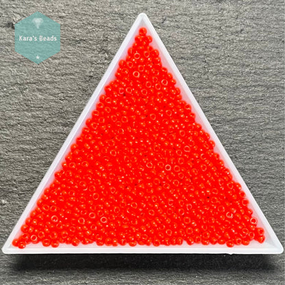 25g Tube 11/0 Miyuki Seed Beads RR11-0407 Opaque Red