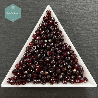 23g Tube Matubo 6/0 Siam Ruby Picasso Silver