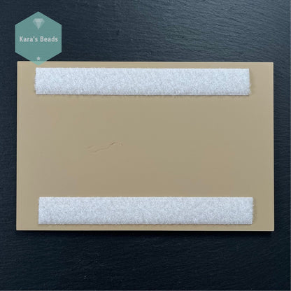 A to U Bead Tray for Peyote Patterns 21 Compartments Nude Colour