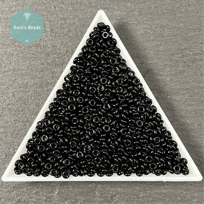 24g Tube 8/0 Toho Demi Round TN8-49 Opaque Jet