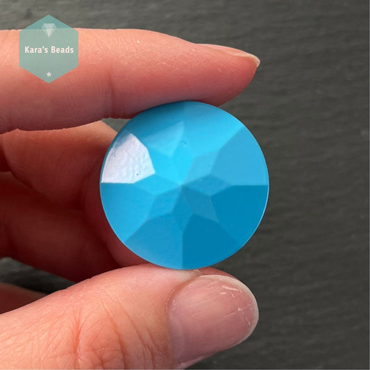 27mm Chaton Aqua 1 pc