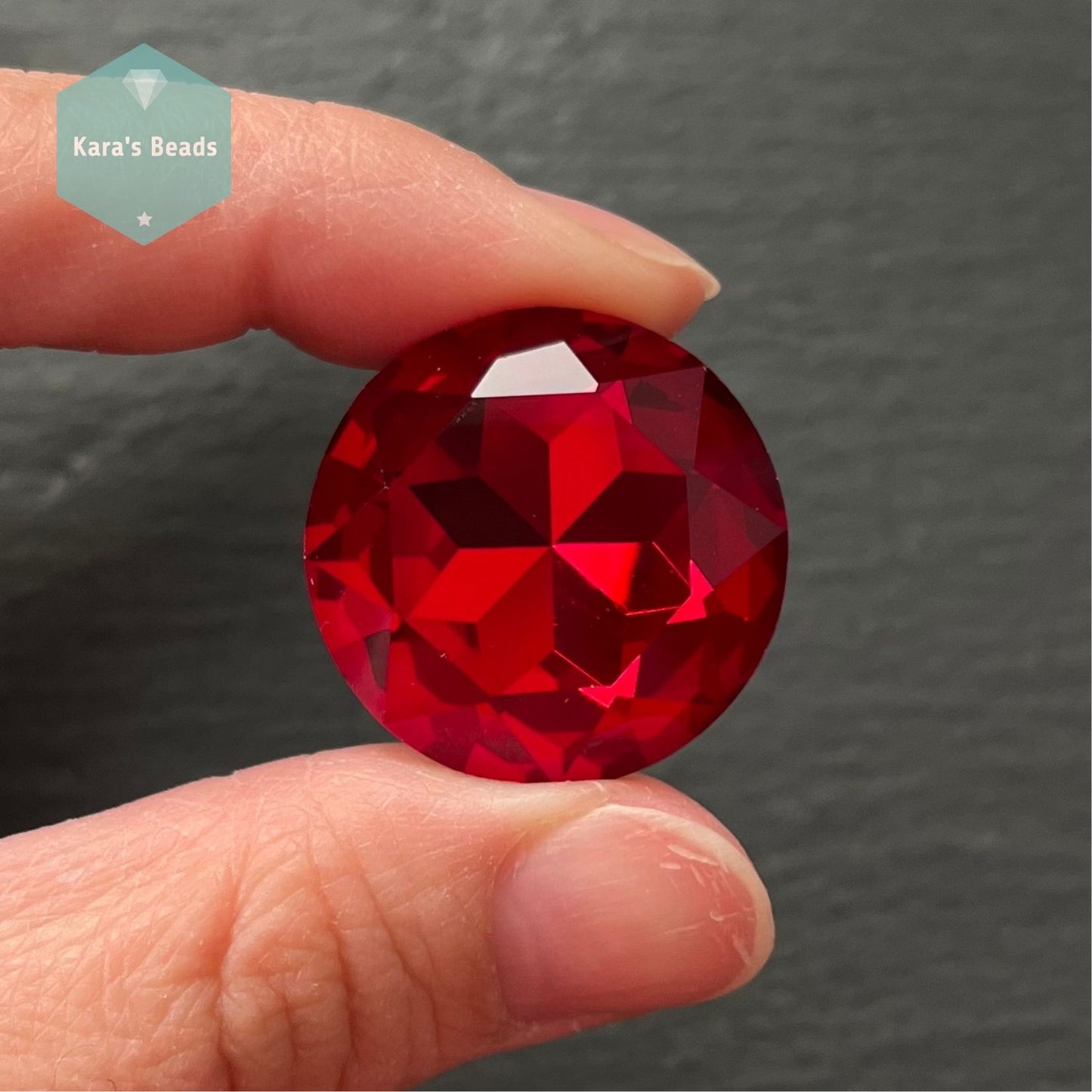 27mm Chaton Red 1 pc