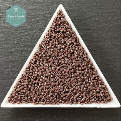 22g Tube 11/0 Miyuki Delica DB0735 Opaque Dark Mauve