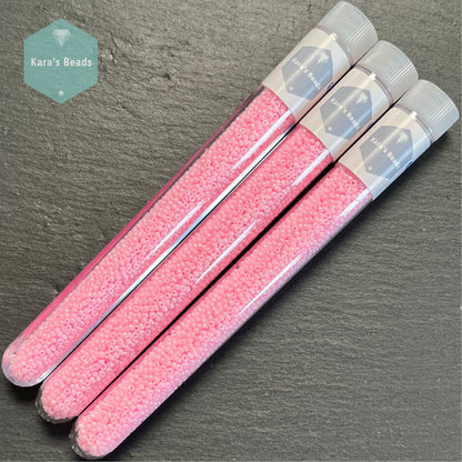 26g Tube 11/0 Miyuki Seed Beads RR11-428 Opaque Baby Pink Luster