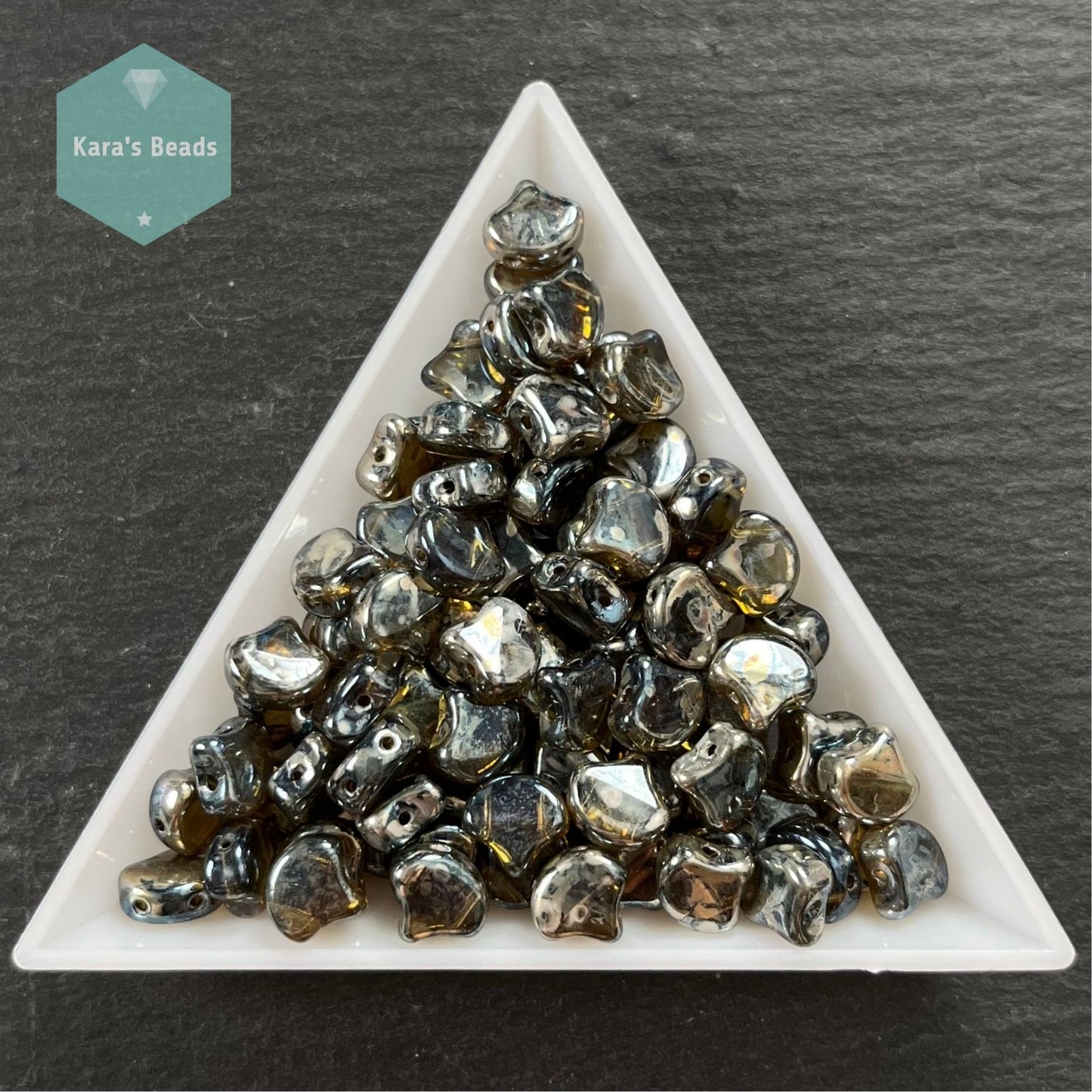 25g Tube Matubo Ginko Beads Black Diamond Rembrandt