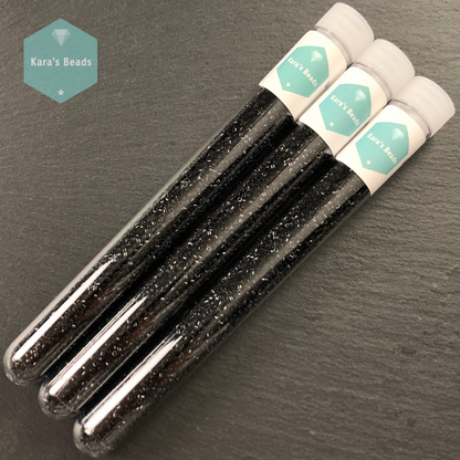 22g Tube 11/0 Miyuki Delica DB0010 Opaque Black