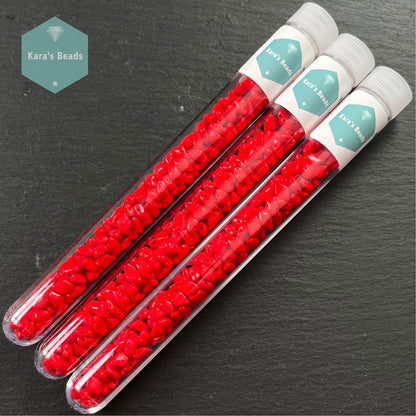 27g Tube Matubo Gemduo Beads Opaque Red