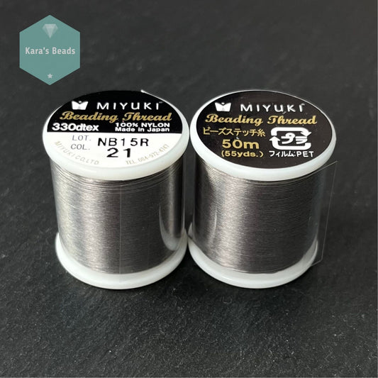 Miyuki Beading Thread 50 m - Col. 21 Earl Grey