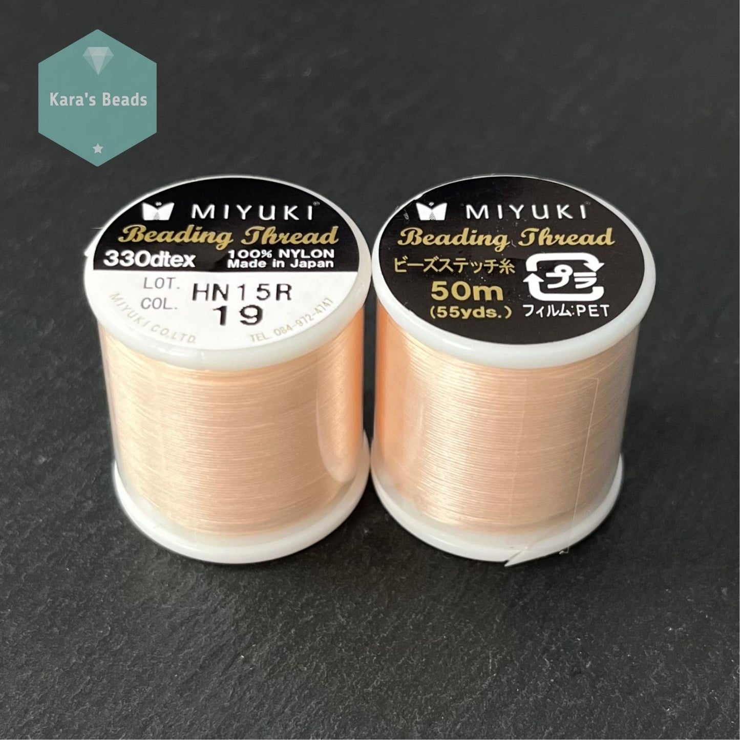 Miyuki Beading Thread 50 m - Col. 19 Peach Blossom