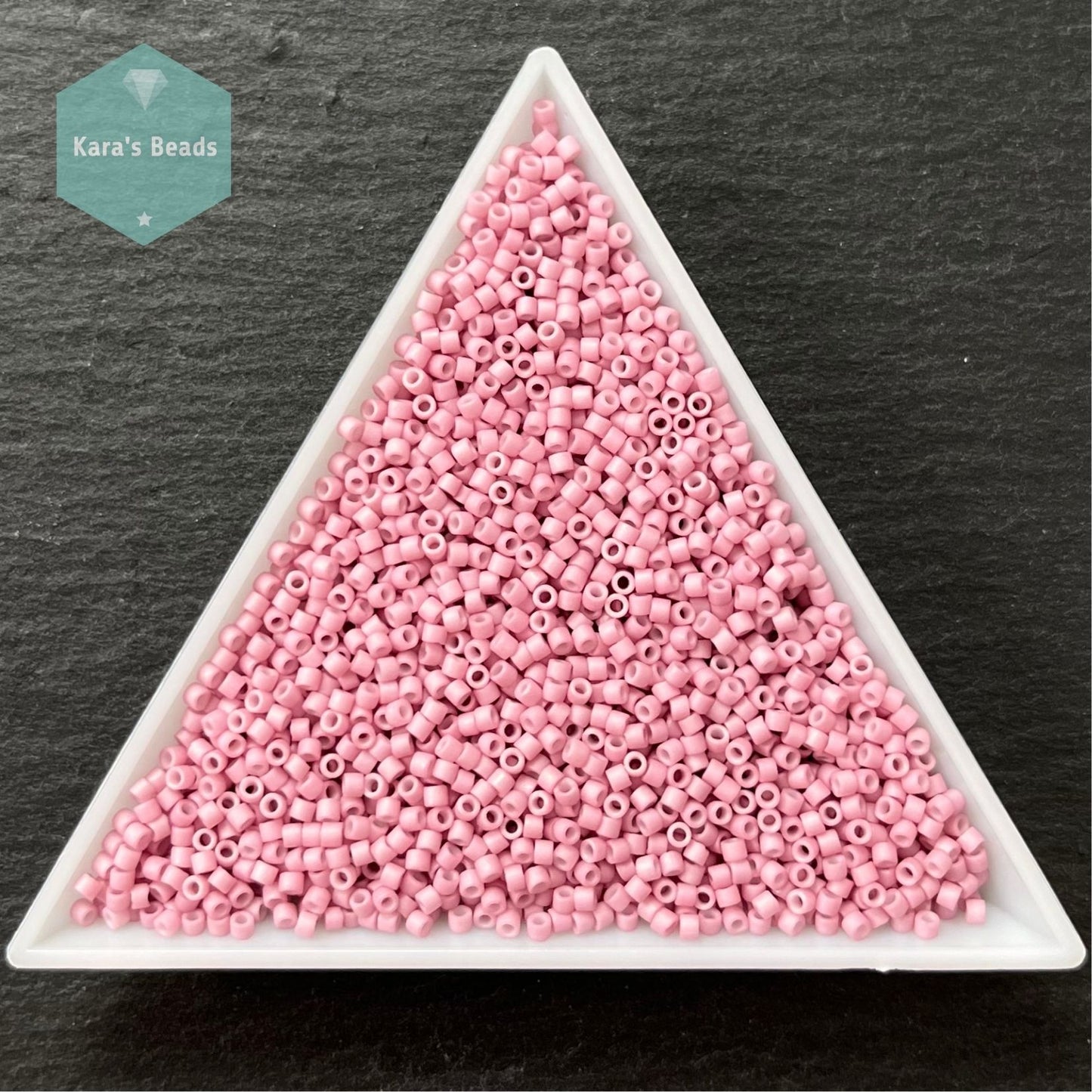 22g Tube 11/0 Miyuki Delica DB0355 Matte Rose