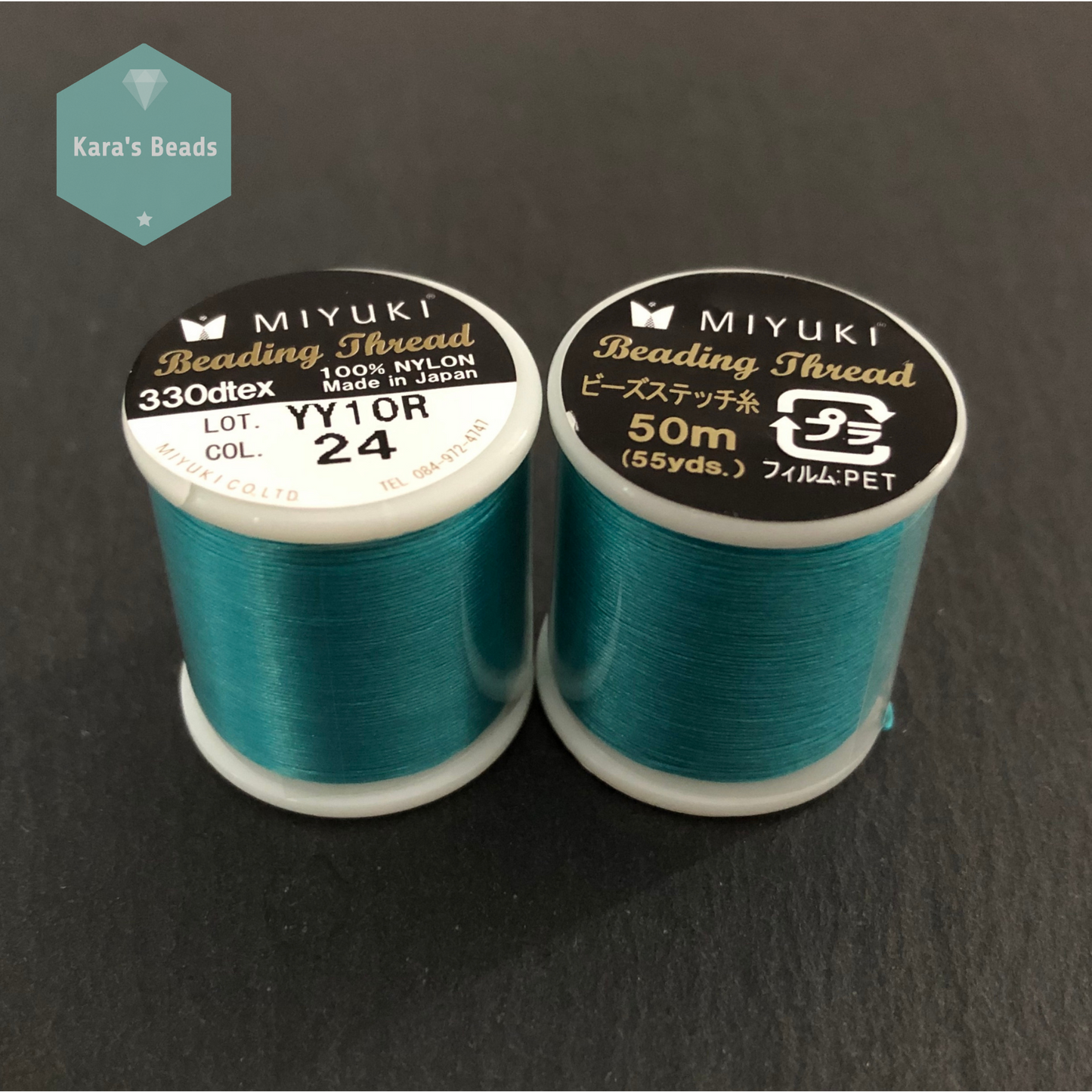 Miyuki Beading Thread 50 m - Col. 24 Blue Azure