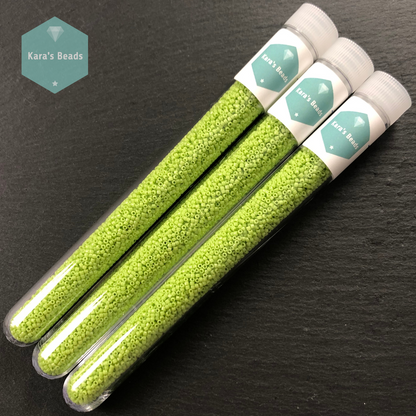 25g Tube 15/0 Toho TR15-44 Opaque Sour Apple