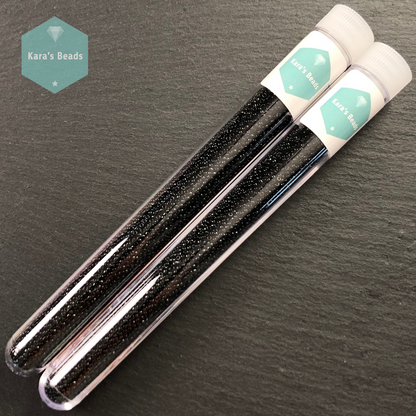 25g Tube 15/0 Toho TR15-49 Opaque Jet