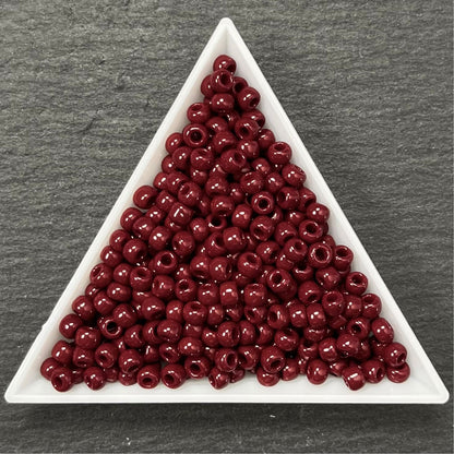 23g Tube 6/0 Toho TR6-46 Opaque Oxblood