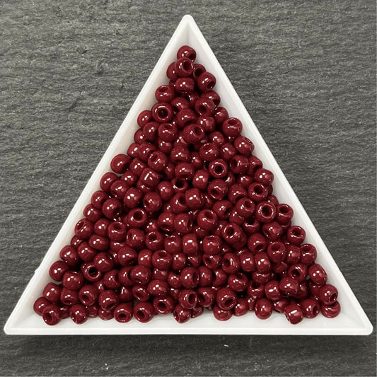 23g Tube 6/0 Toho TR6-46 Opaque Oxblood