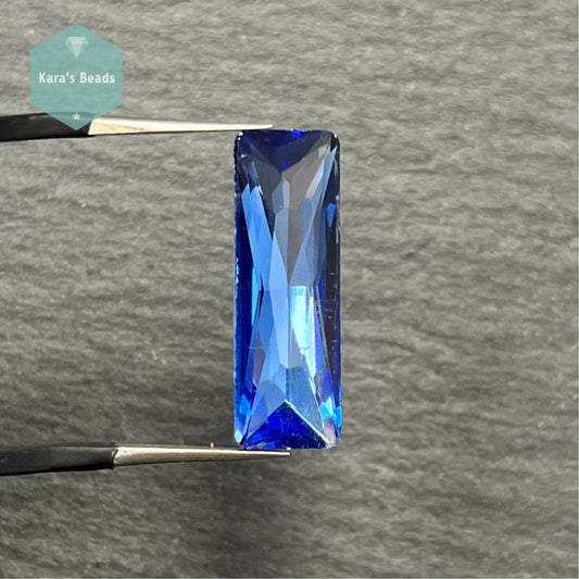 21x7 mm Princess Cut Baguette Denim Blue 1 pc