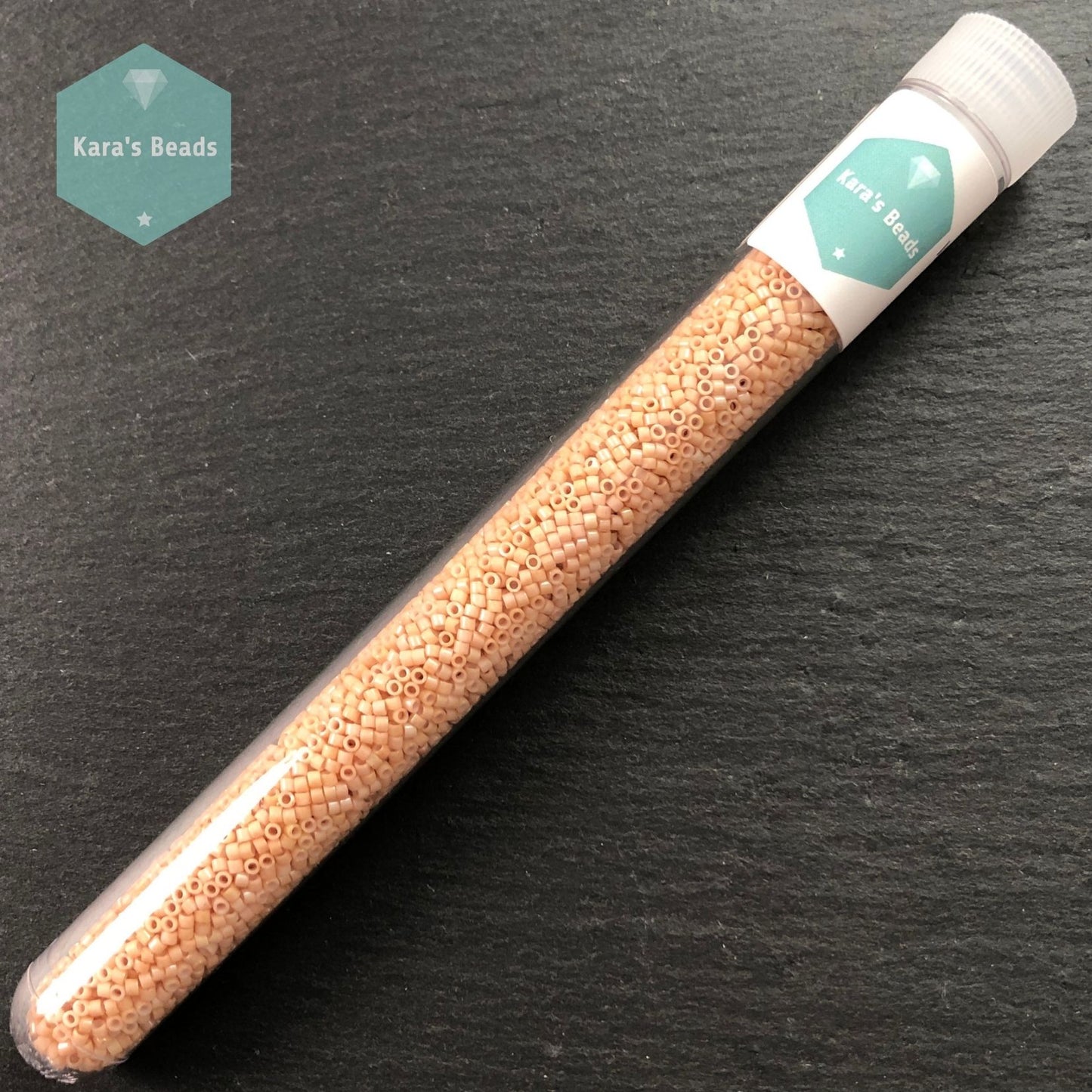 22g Tube 11/0 Miyuki Delica DB0208 Opaque Tan Luster