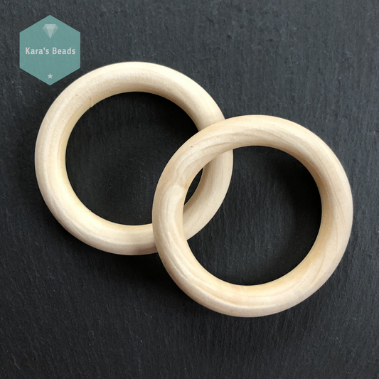 70 mm Round Wooden Connector 1 pc