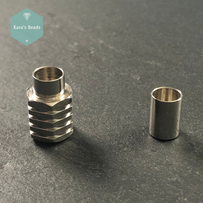 6mm Stainless Steel Magnetic Hex Bolt Nut Clasp 1 pc