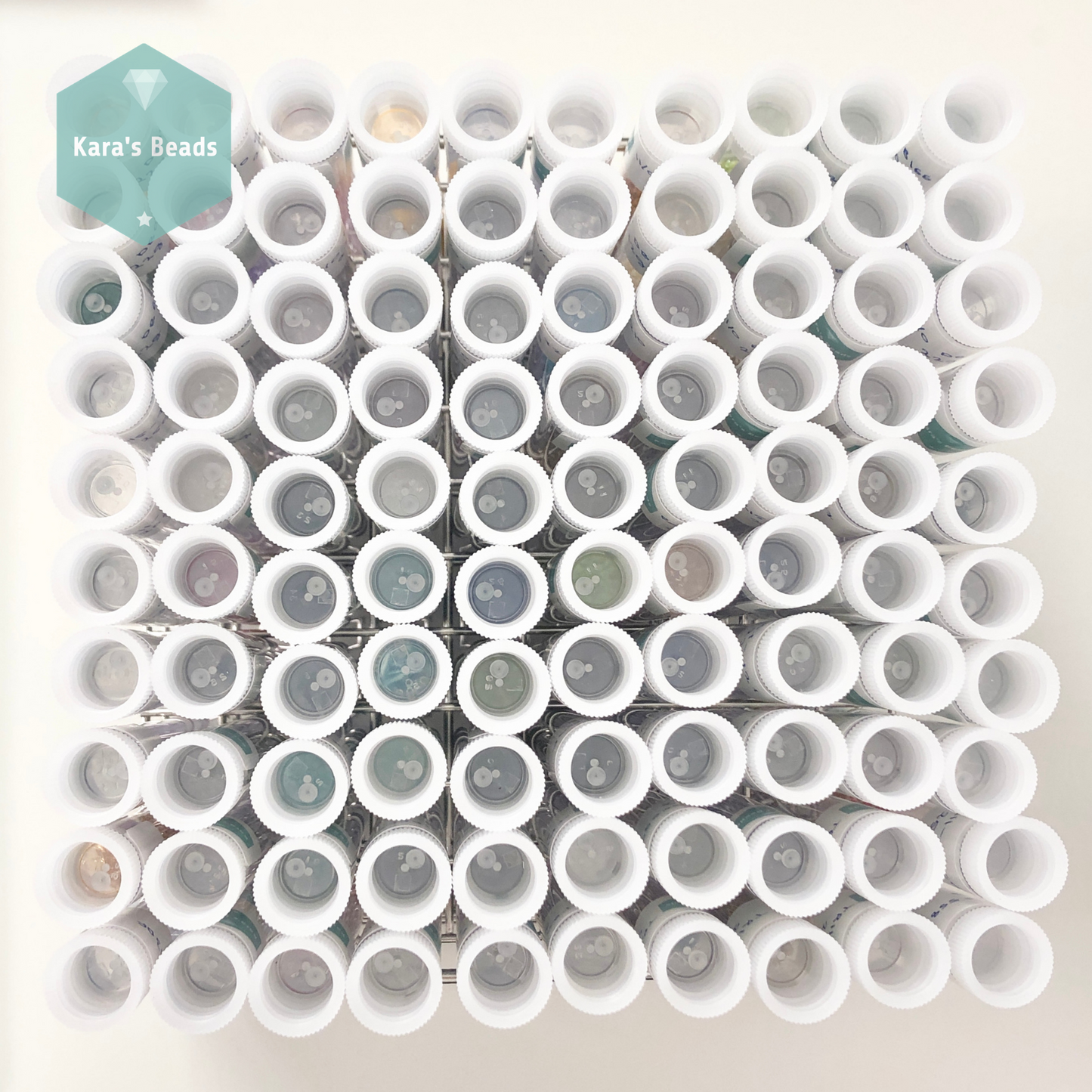 Metal Wire Tray for 100 Bead Tubes