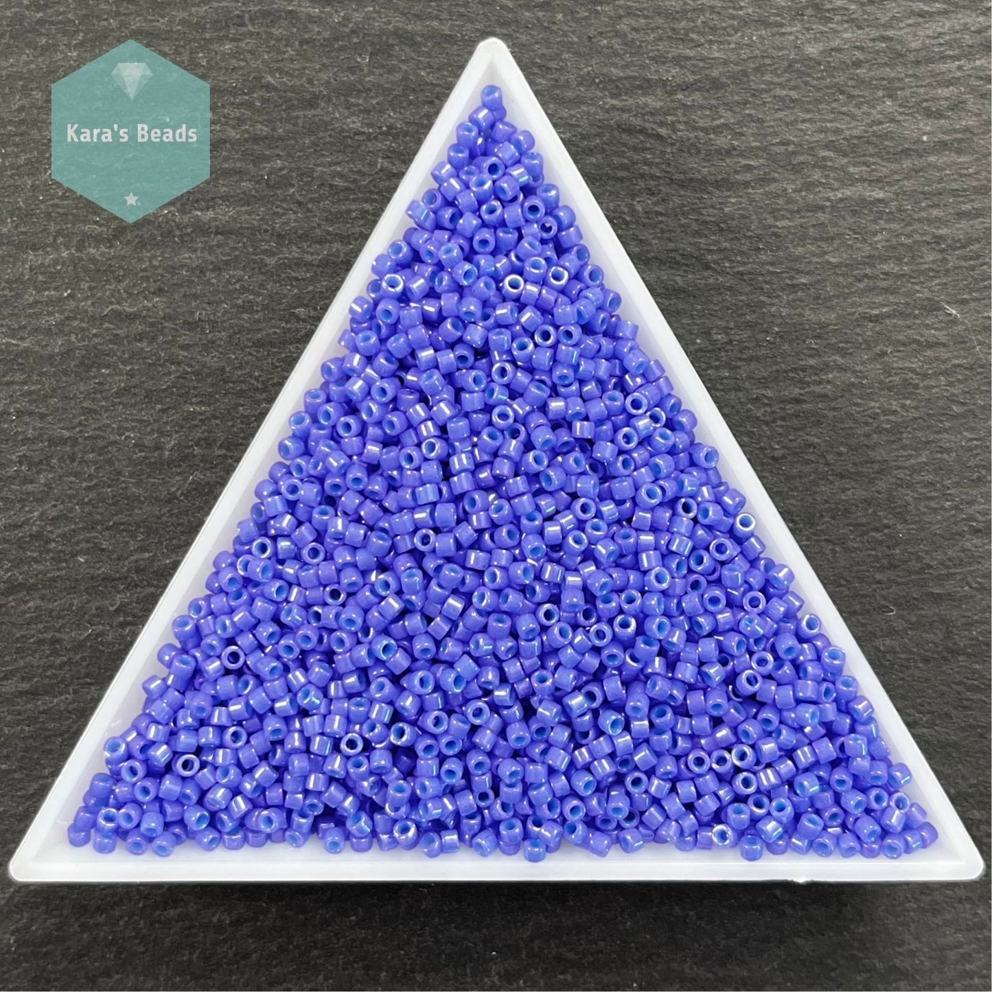 22g Tube 11/0 Miyuki Delica DB0661 Dyed Opaque Purple