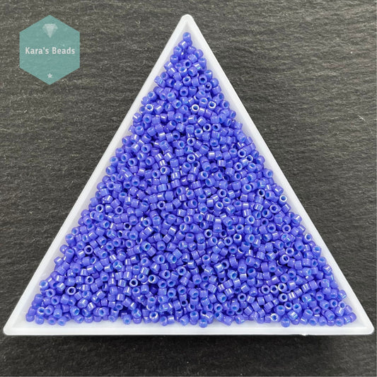 22g Tube 11/0 Miyuki Delica DB0661 Dyed Opaque Purple