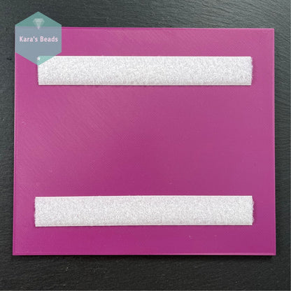 A to AB Bead Tray for Peyote Patterns Purple