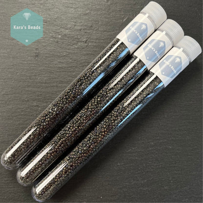 26g Tube 11/0 Miyuki Seed Beads RR11-2013 Matte Metallic Dark Olive Iris