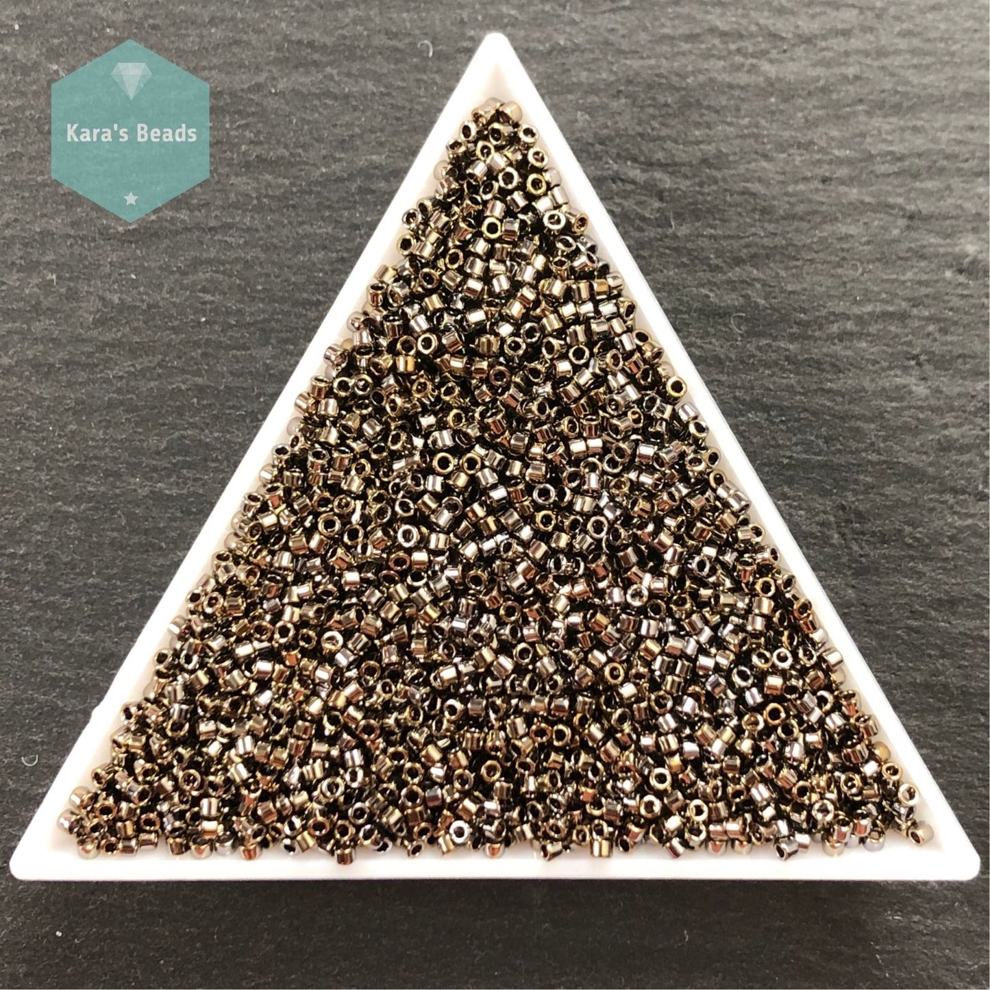 22g Tube 11/0 Miyuki Delica DB254 Bronze Luster