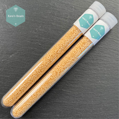 22g Tube 11/0 Miyuki Delica DB1581 Matte Opaque Pear