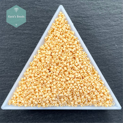 22g Tube 11/0 Miyuki Delica DB1581 Matte Opaque Pear
